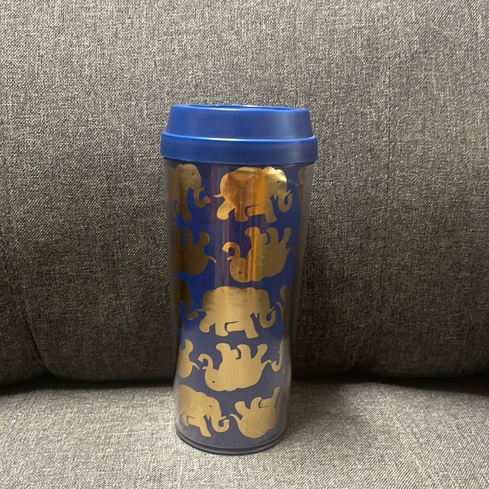 Lilly Pulitzer Tusk in Sun Navy Thermal Mug